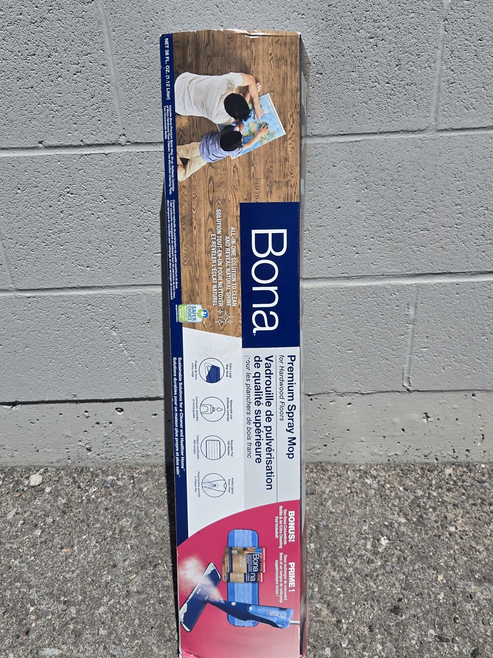 Bran New BONA *MOP ONLY* Spray Mop Blue and White